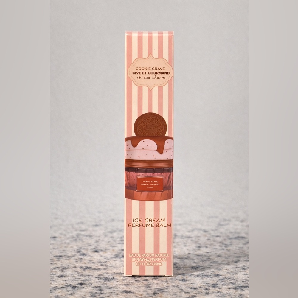 Ice Cream Perfume Balm “Cookie Crave” Eau De Parfum Spray 1.17 oz Gourmand